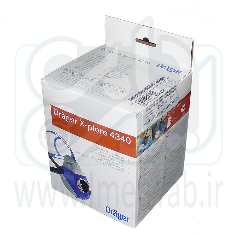 ماسک نیم صورت تک فیلتر دراگر  Drager 4340