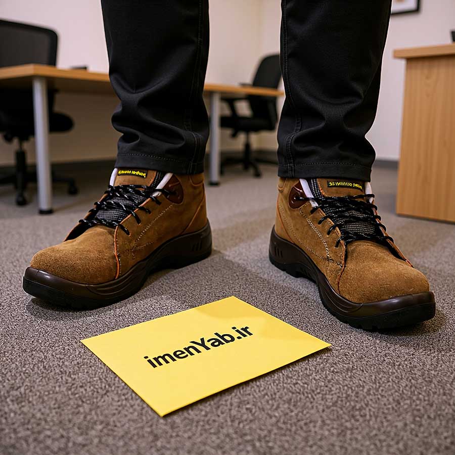 کفش جیر مردانه قهوه ای کاستل