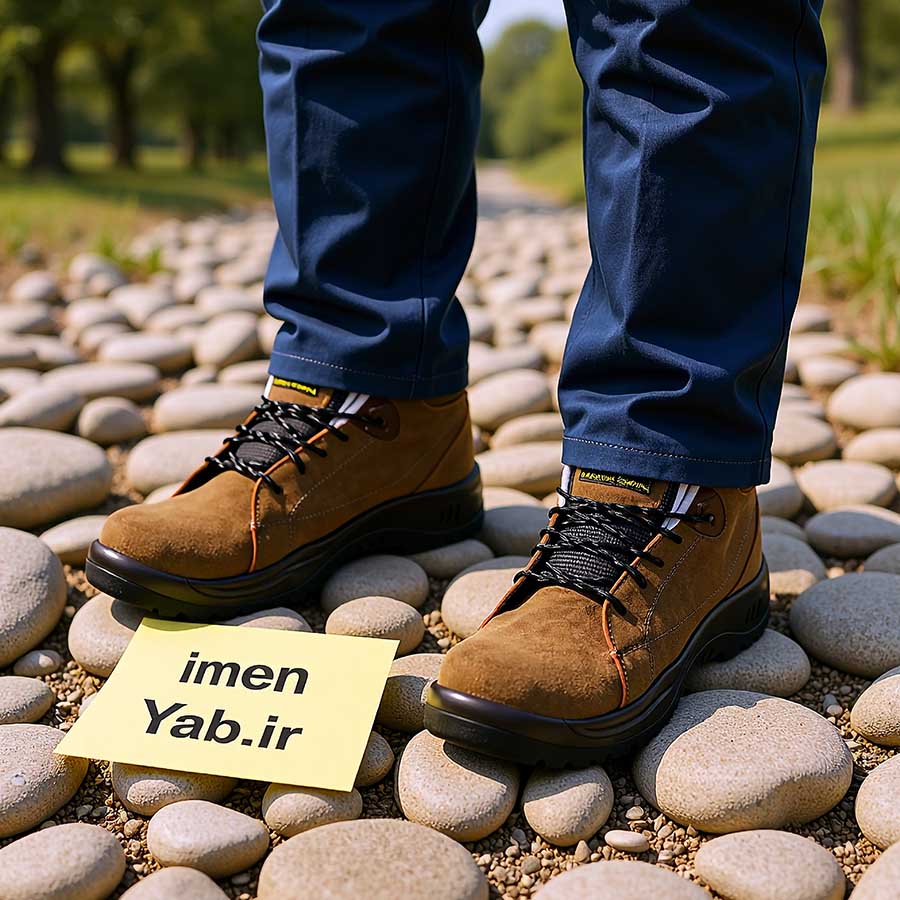 کفش جیر مردانه قهوه ای کاستل