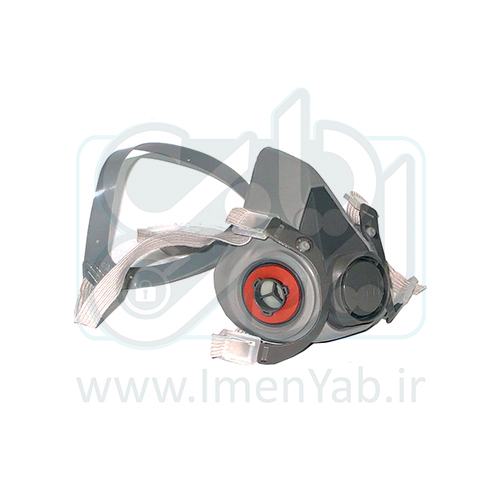 ماسک شیمیایی نیم صورت دو فیلتر  3M 6200  