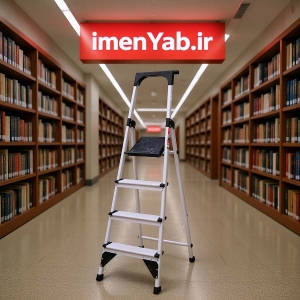 نردبان خانگی 4 پله مدل اطلس