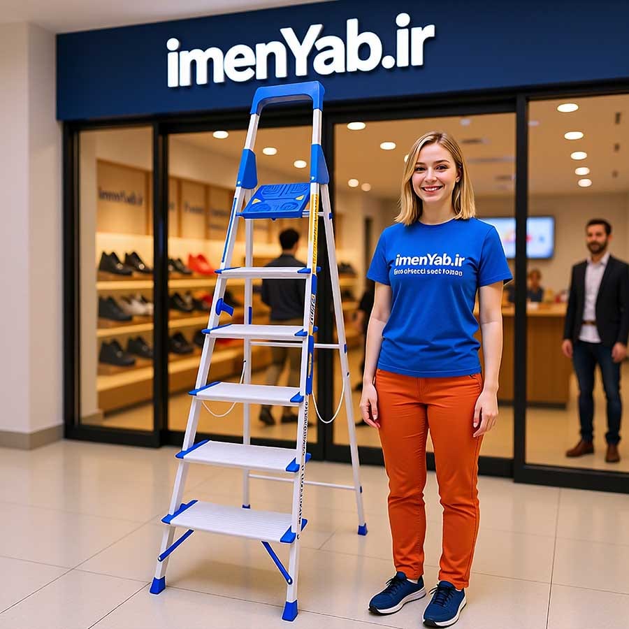 نردبان خانگی 6 پله مدل هایلوکس