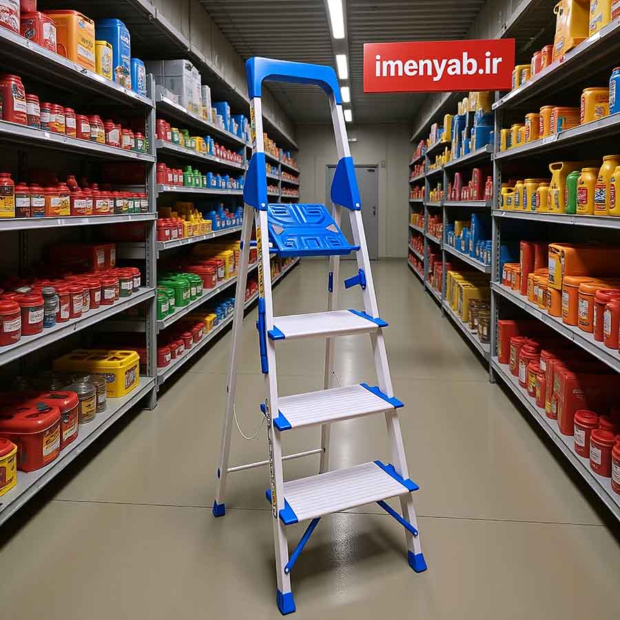 نردبان خانگی 4 پله مدل هایلوکس
