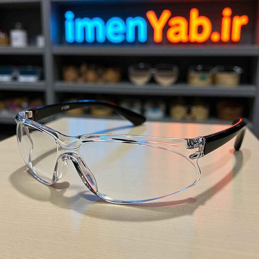 عینک آزمایشگاهی طرح اسپرت V100